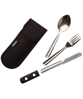 Ferrino - Posate inox con Astuccio Ferrino - Posate inox con Astuccio