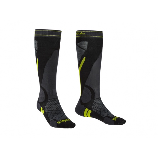 Bridgedale Ski Lightweight black/lime/137