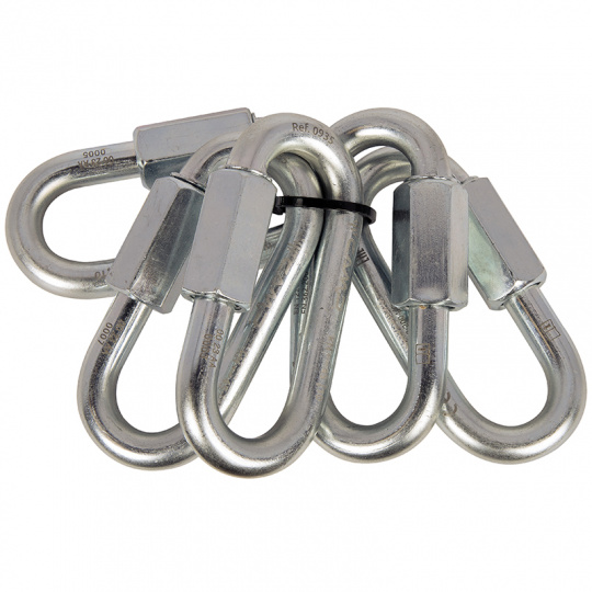 Camp Set 5 Oval Quick Link Zink Plated Steel 10 mm