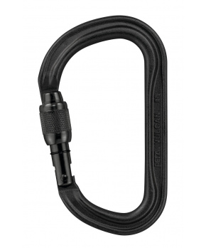 Petzl VULCAN SCREW LOCK ocelová karabina šroub.zámek ČERNÁ