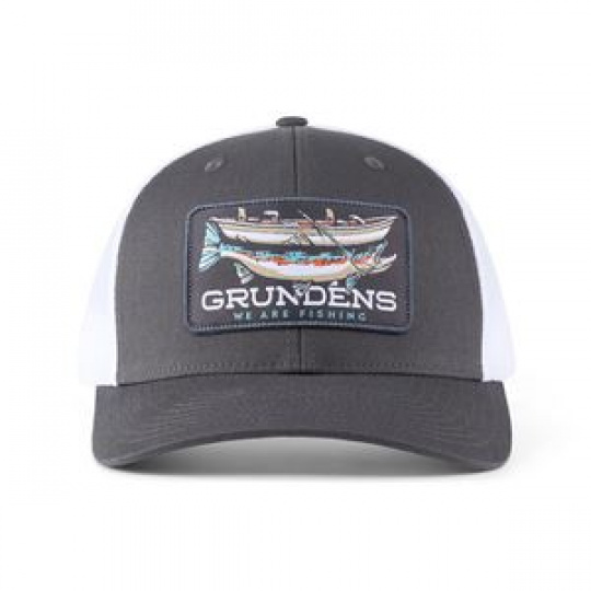 Drift Boat Trucker Charcoal/White
