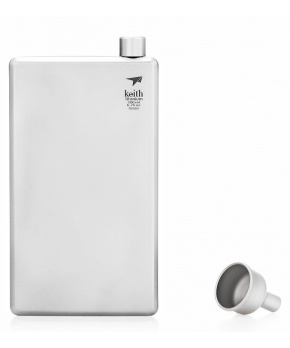 Titanová butylka s nálevkou Keith Jug 200 ml