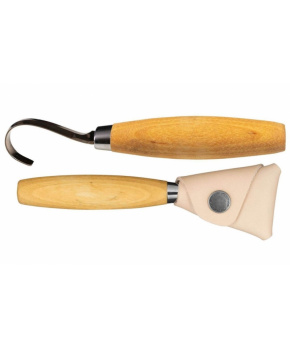 Morakniv Hook Knife 164 (S) Left + Leather Sheath řezbářský nůž