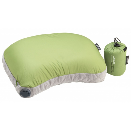 Cocoon ultralehký nafukovací polštář Air-Core Hood/Camp wasabi