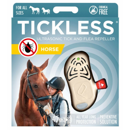 Tickless ultrazvukový odpuzovač klíšťat HORSE beige