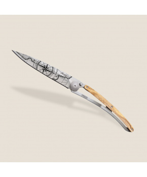 Kapesní nůž Deejo 9CB103 Tattoo 27g olive wood Terra Incognita Kapesní nůž Deejo 9CB103 Tattoo 27g olive wood Terra Incognita