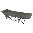 Cattara EASY – skládací lehátko 185×68 cm, nosnost 120 kg, šedozelené