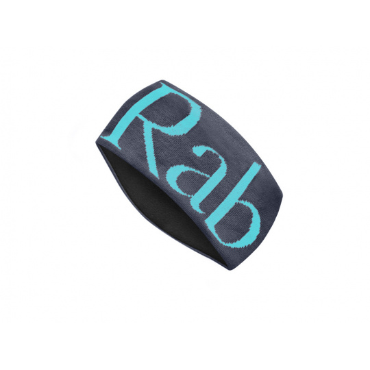 Rab Rab Knitted logo Headband ebony/seaglass/EB U čelenka
