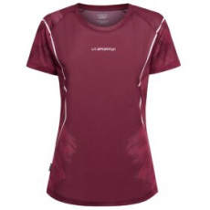 Triko krátký rukáv La Sportiva Pacer T-Shirt W Redwood/Chalk Triko krátký rukáv La Sportiva Pacer T-Shirt W Redwood/Chalk
