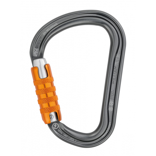 Petzl WILLIAM TRIACT LOCK karabina s automat.pojistkou 