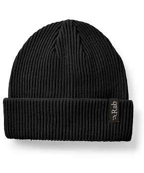Rab Perimeter Rolled Beanie black/BLK čepice Rab Perimeter Rolled Beanie black/BLK čepice