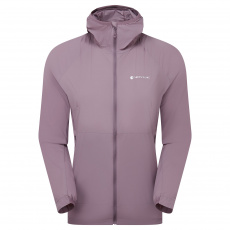 Montane FEM FEATHERLITE HOODIE-MOONSCAPE-UK10/S dámská bunda šedofialová