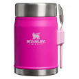 STANLEY Termoska jídelní se lžící/vidličkou The Legendary Classic Food Jar 400 ml/14oz Violet Blossom