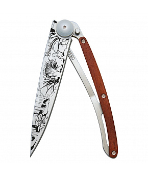 Kapesní nůž Deejo 1CB088 Tattoo 37g coralwood Mushroom