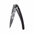 Kapesní nůž Deejo DEE725 Tattoo Black 37g 24h Le Mans ebony wood Night