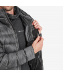 Montane ANTI-FREEZE XT HOODIE-SLATE-M pánská bunda šedá