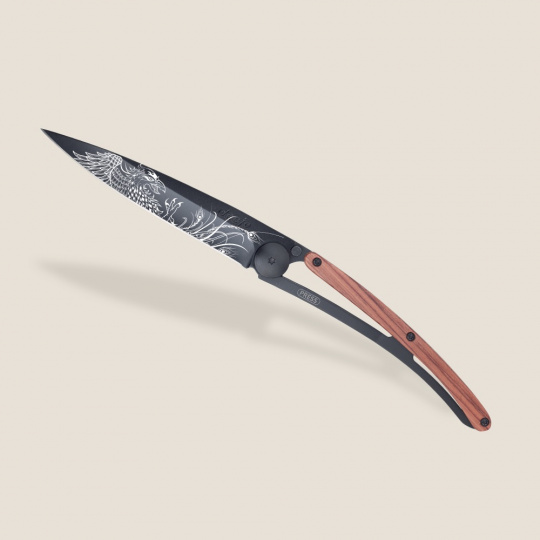 Deejo 1GB174 Tattoo Black 37g, coralwood,Phoenix