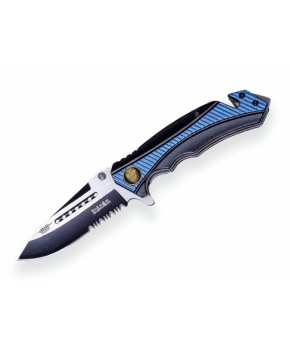 Joker záchranářský nůž SAO Aluminium Handle Blue 85 mm s pouzdre Joker záchranářský nůž SAO Aluminium Handle Blue 85 mm s pouzdre