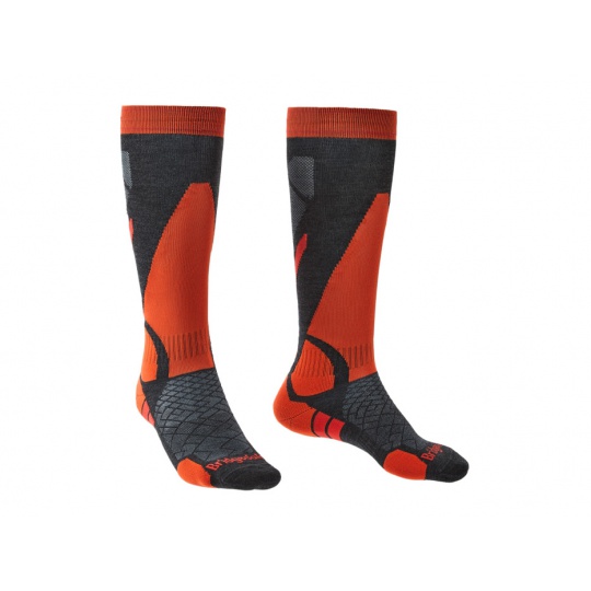 Bridgedale Ski Lightweight graphite/orange/135