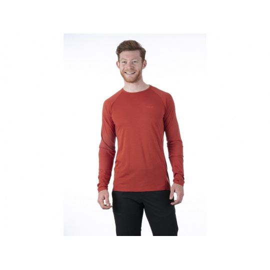 Rab Forge LS Tee red clay/RP