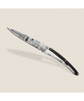 Kapesní nůž Deejo 1CB102 Tattoo 37g ebony wood Pin Up Kapesní nůž Deejo 1CB102 Tattoo 37g ebony wood Pin Up