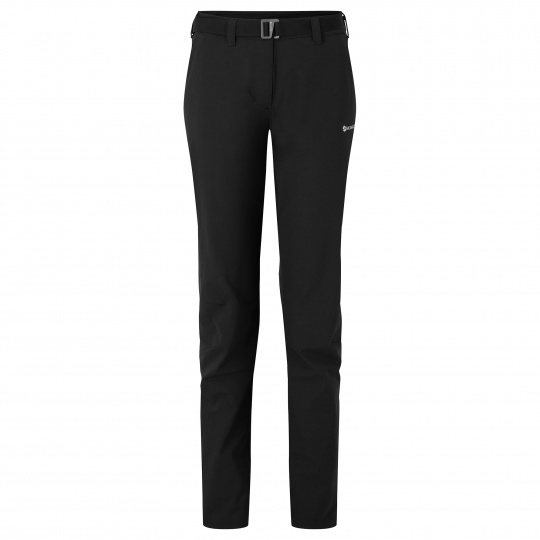 Montane FEM TERRA STRETCH LITE PANTS SHORT LEG-BLACK-UK6/XXS dámské kalhoty černé