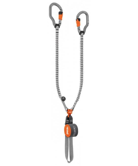 Petzl SCORPIO VERTIGO SW feratový tlumič s karabinou Vertigo WL a Swivelem