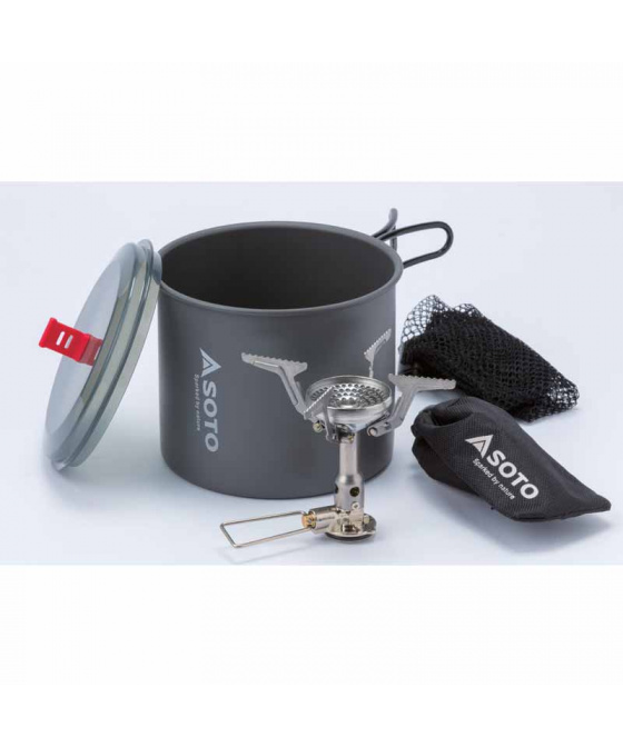 Vařič Soto AMICUS w/o igniter + New River Pot Combo