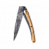 Kapesní nůž Deejo 1GB180 Tattoo Black 37g olive wood Aries