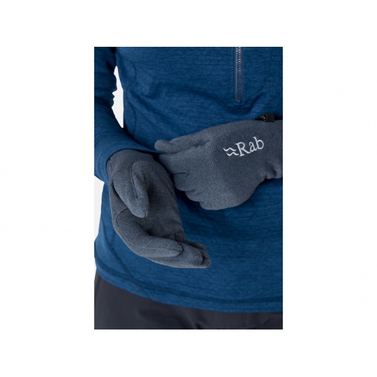 Rukavice Rab Geon Gloves Black/Steel 