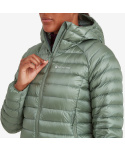 Montane FEM ANTI-FREEZE HOODIE-PALE SAGE-UK14/L dámská bunda šedozelená