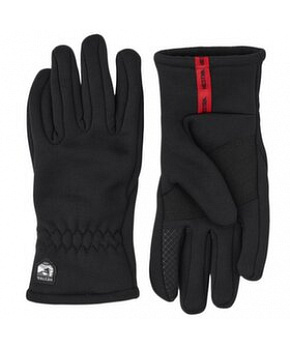 Rukavice Hestra Touch Point Fleece Liner Jr. - 5 finger Svart