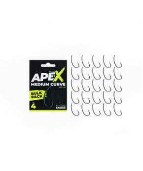 Ape-X Medium Curve Barbed size 4 Bulk Pack Ape-X Medium Curve Barbed size 4 Bulk Pack