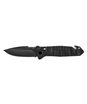 CAC S200 FRENCH ARMY KNIFE TEXTURED G10 BLACK HANDLE