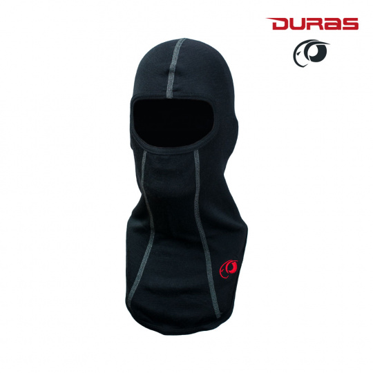 Duras balaclava letní merino prodloužená černá
