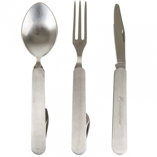 Skládací Příbor Lifeventure Knife Fork Spoon Set - Folding