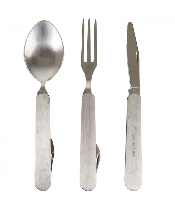 Skládací Příbor Lifeventure Knife Fork Spoon Set - Folding