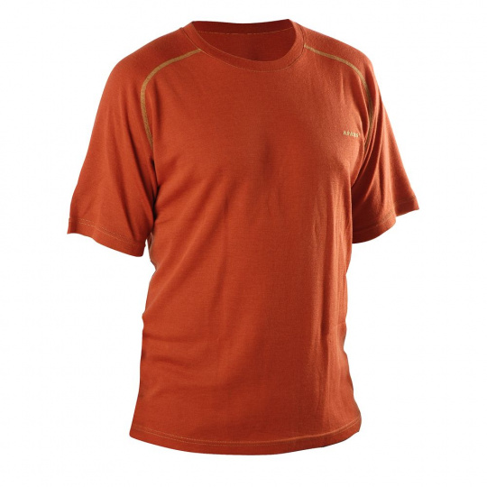 Afars triko merino vlna krátké orange/sand