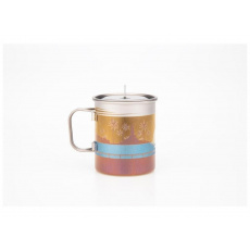 Titanový hrnek s víčkem Keith Mug 450 ml. - SUN