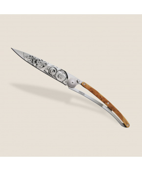 Kapesní nůž Deejo 1CB035 Tattoo 37g juniper wood Watchmaker Kapesní nůž Deejo 1CB035 Tattoo 37g juniper wood Watchmaker