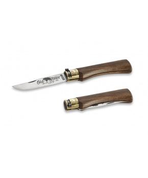 Kapesní nůž Antonini OldBear 9306/21_LN OBB uhlíková čepel, rukojeť americký ořech