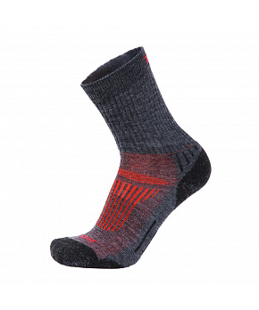 Duras Ontario merino anthracite turistické ponožky