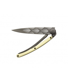 Kapesní nůž Deejo 9GM021 GOLD Tattoo Black 27g 23kt yellow gold Art Déco Kapesní nůž Deejo 9GM021 GOLD Tattoo Black 27g 23kt yellow gold Art Déco