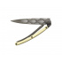Kapesní nůž Deejo 9GM021 GOLD Tattoo Black 27g 23kt yellow gold Art Déco