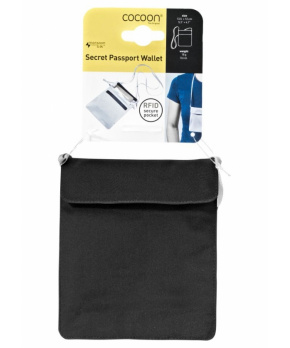 Cocoon skrytá kapsa Passport Wallet Silk black
