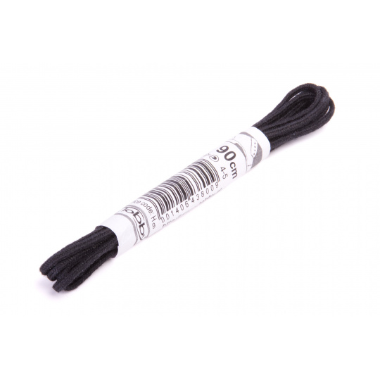 Tkaničky kulaté Tobby street černá 2,5mm