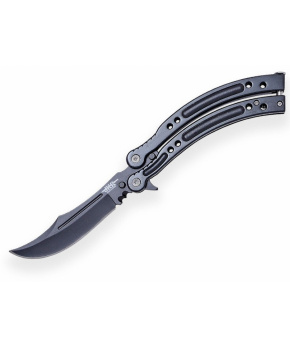 Joker motýlek Aluminium Counter Strike Go Black Butterfly 100 mm Joker motýlek Aluminium Counter Strike Go Black Butterfly 100 mm