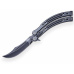 Joker motýlek Aluminium Counter Strike Go Black Butterfly 100 mm