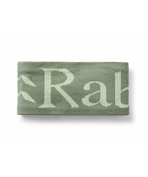 Rab Rab Knitted Logo Headband dark fig green/fig green/DFF čelenka Rab Rab Knitted Logo Headband dark fig green/fig green/DFF čelenka