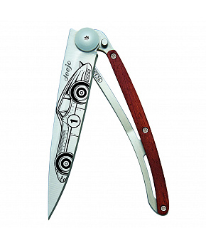 Kapesní nůž Deejo 1CB062 Tattoo 37g coralwood Racing Car